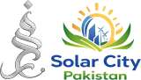 FAJR × Solar City Pakistan logo