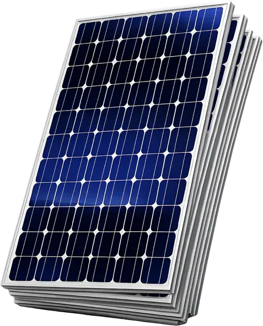 Stack of solar panels