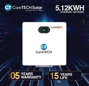 CoreTech Luxwatt 5.12kw Lithium Battery ip20(Builtin Wifi)